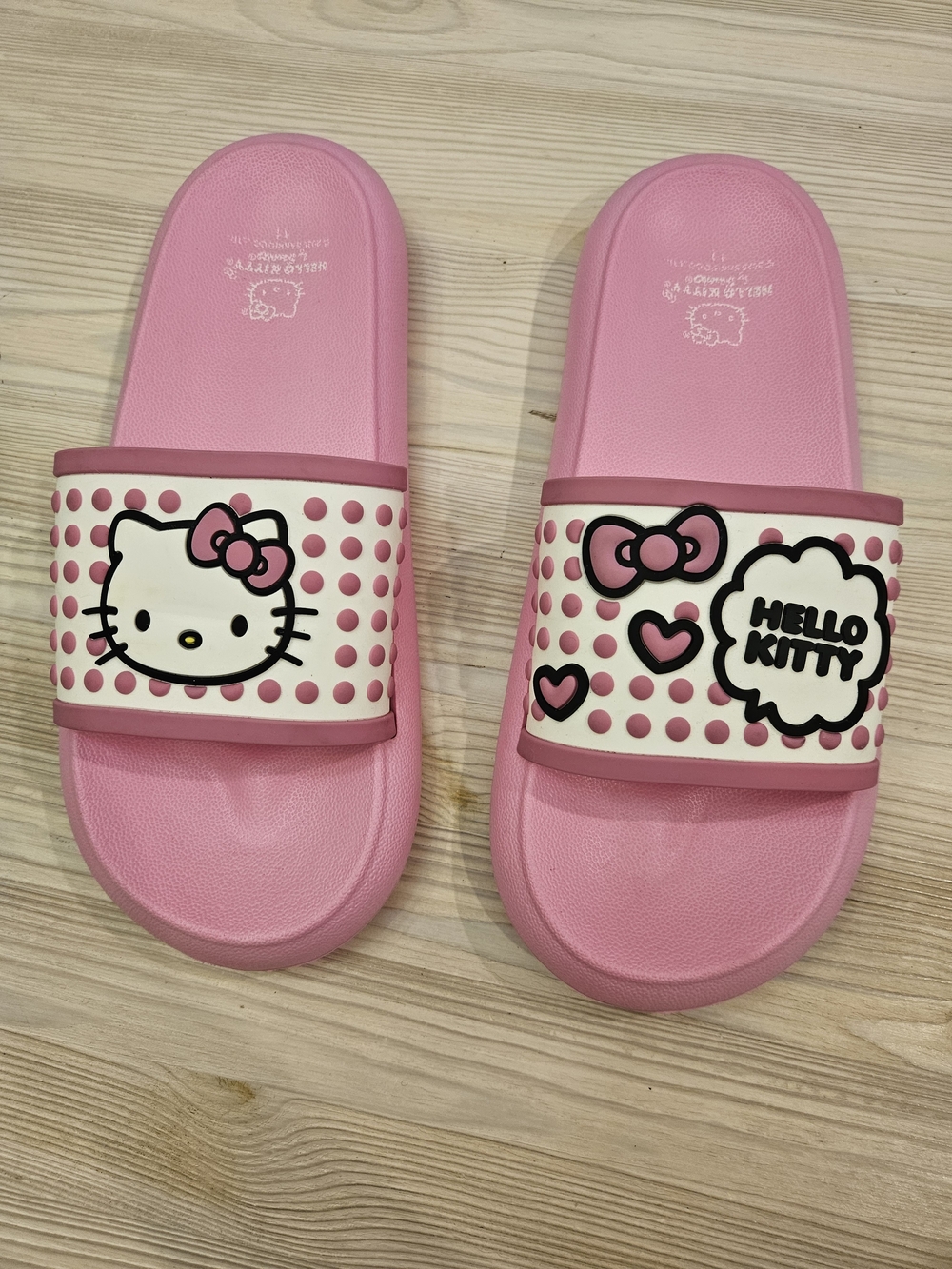 Hello Kitty Pink Slide Sandals